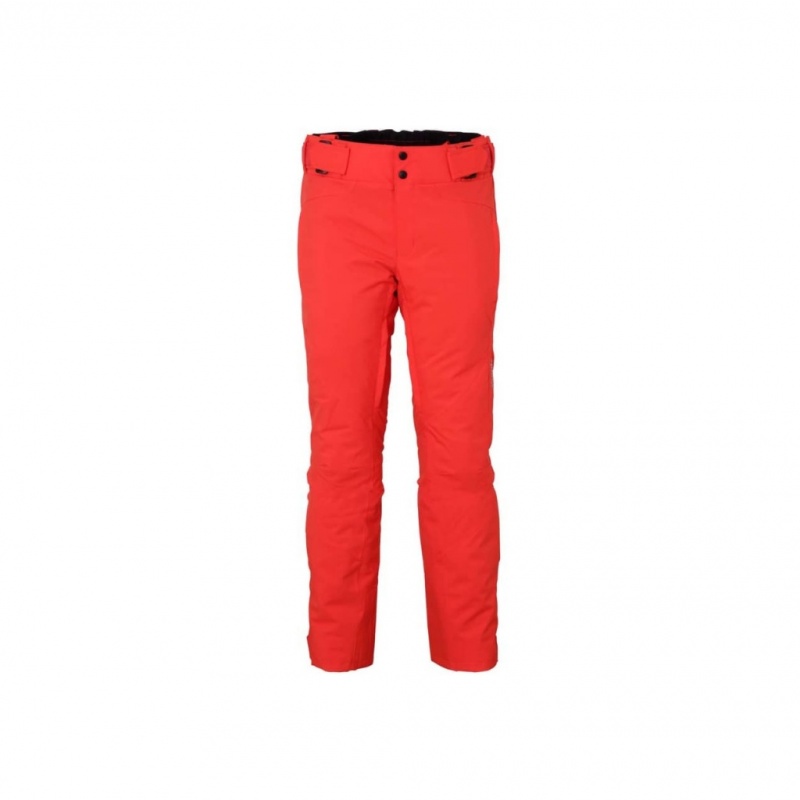 Pánské lyžařské membránové kalhoty Phenix Nardo Salopette Slim ESA72OB31 - barva červená