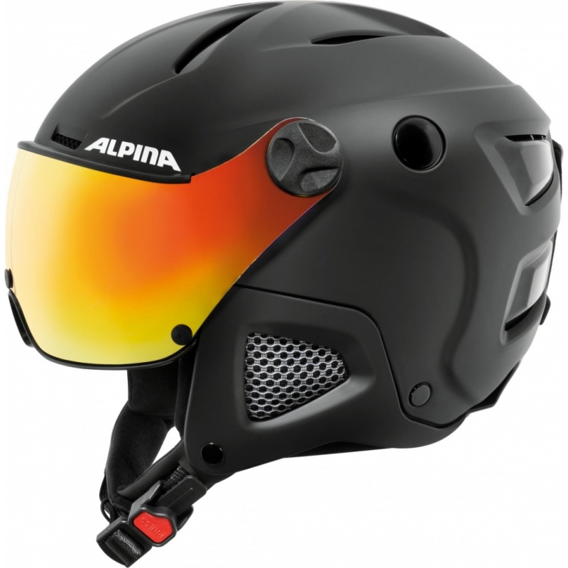 Helma ALPINA  Attelas Visor QVM černá matná