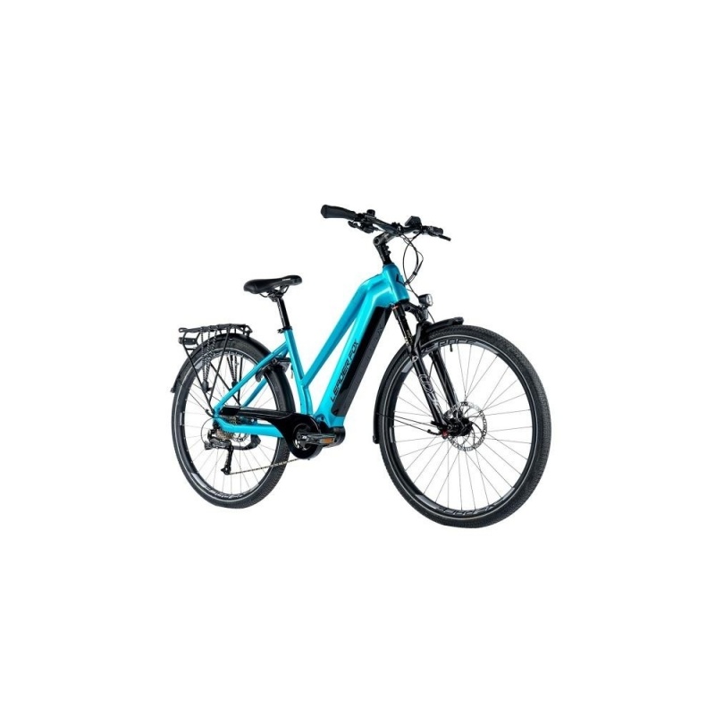 Elektrokolo trekové Leader Fox DENVER 28"  rám 18" barva light blue, model 2024