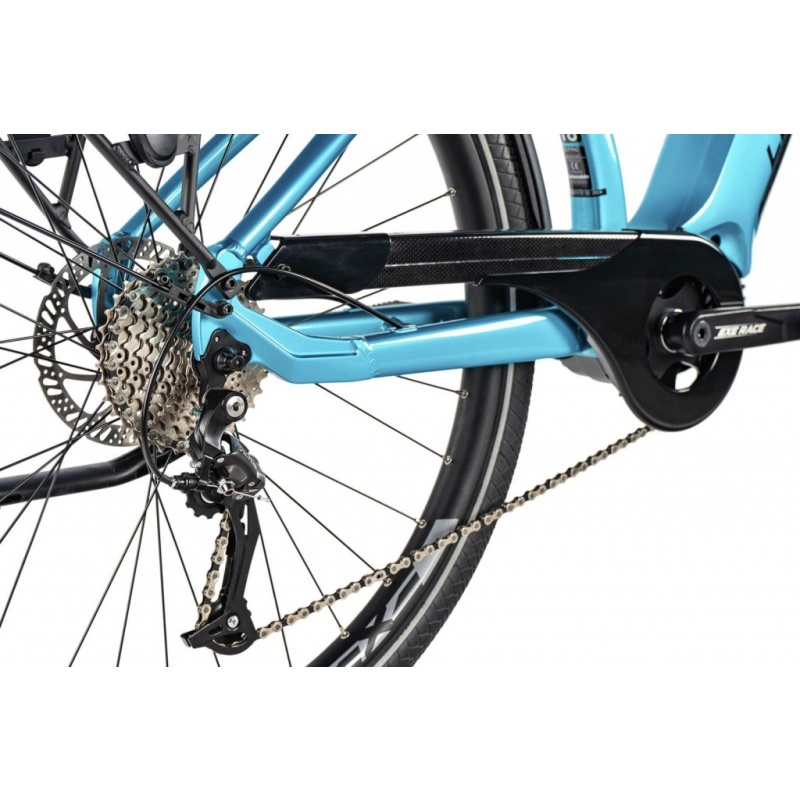 Elektrokolo trekové Leader Fox DENVER 28"  rám 18" barva light blue, model 2024
