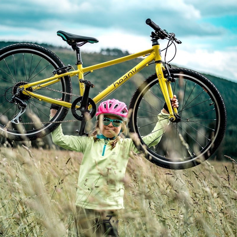 Dětské kolo BEANY ZERO 24" žluté nejlehčí 24" kolo 7,6kg