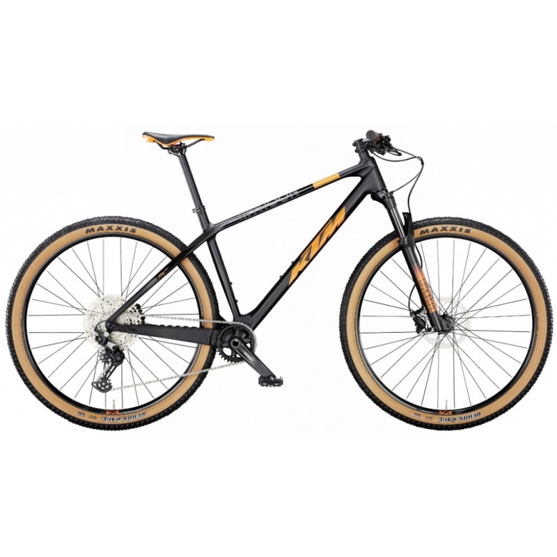 Horské kolo KTM MYROON COMP 29 Black Matt (Orange + Black Glossy) model 2025
