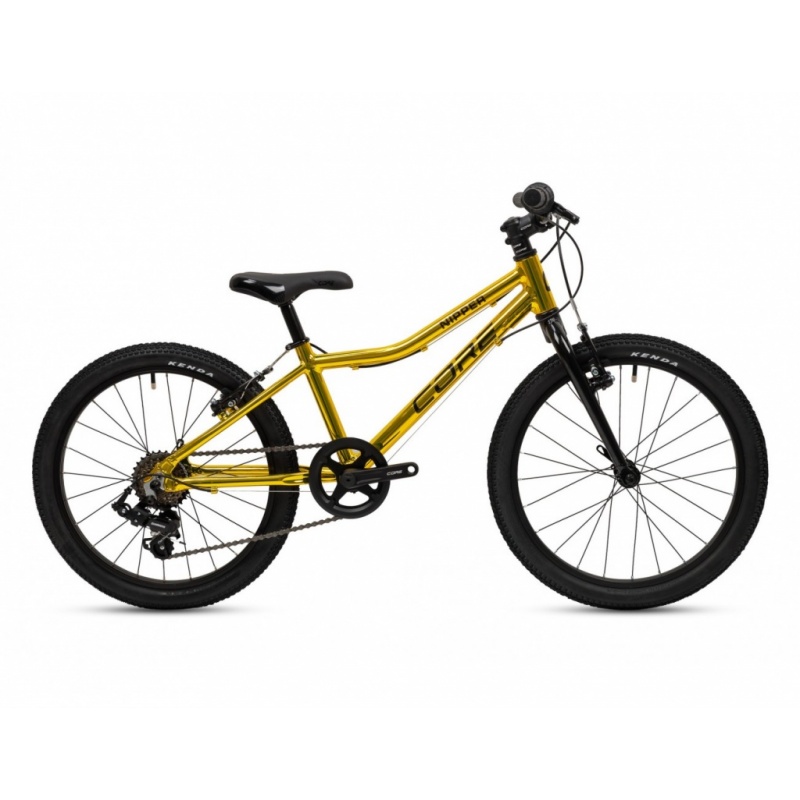 Dětské kolo CORE NIPPER 20" AL, REVO-6, chromovaný zlatý, váha 7.22kg model 2026