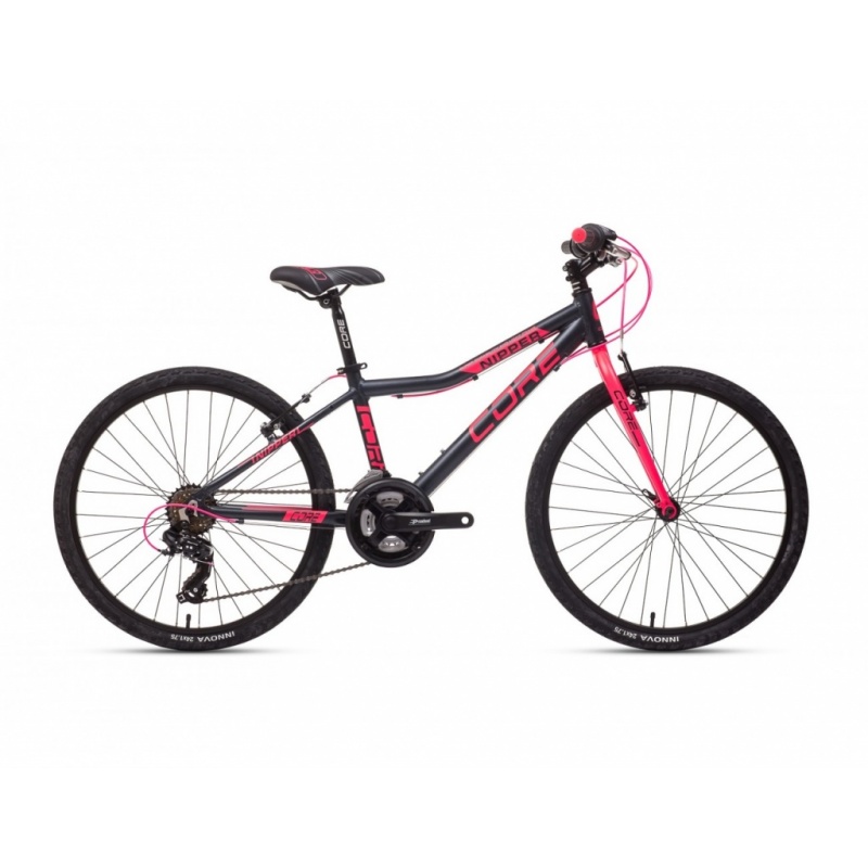 Dětské kolo CORE 24" Al Nipper, 3x6s, pevná vidlice, váha 9,8kg, různé barvy