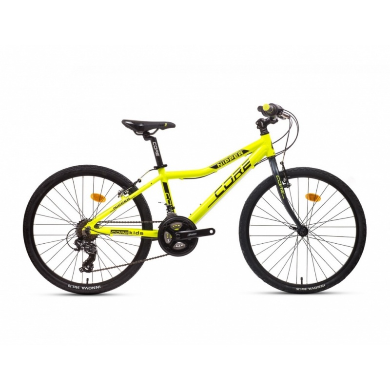 Dětské kolo CORE 24" Al Nipper, 3x6s, pevná vidlice, váha 10,6kg, různé barvy