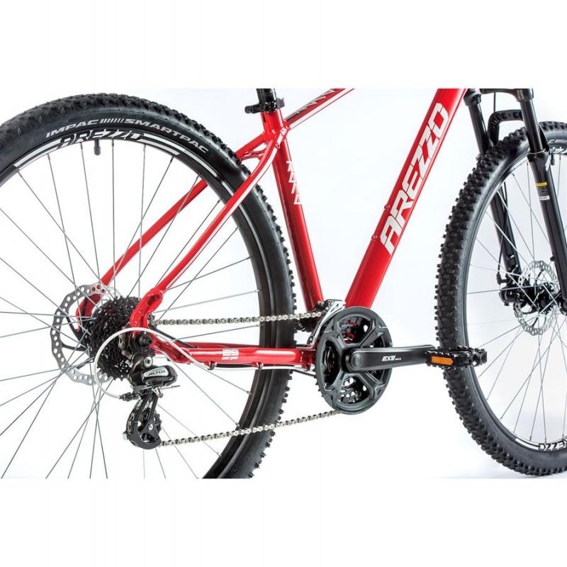 Horské kolo Arezzo ROCO 29“ vel. rámu 16" červeno-bílé model 2021-2022