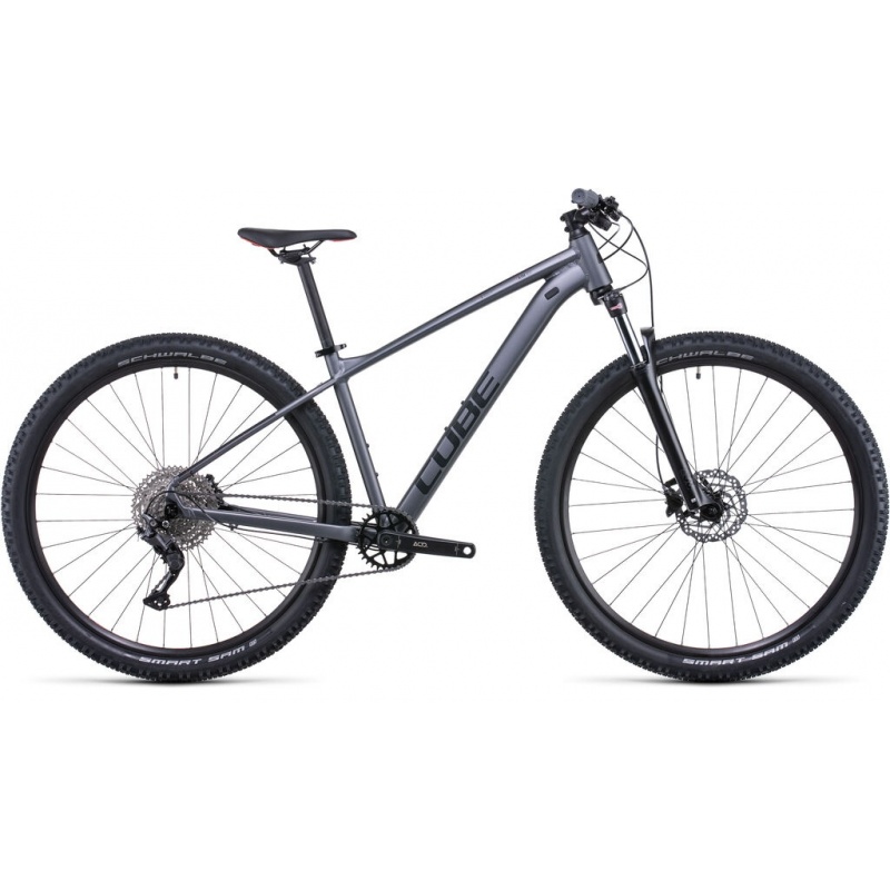 Horské kolo CUBE AIM 29" EX 2022 grey´n´red 22" rám