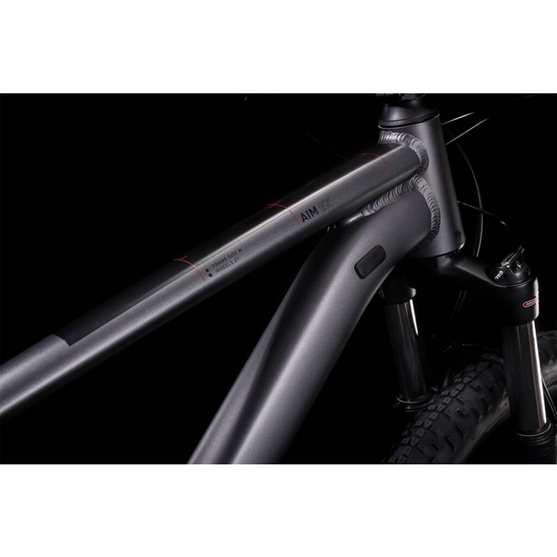 Horské kolo CUBE AIM 29" EX 2022 grey´n´red 22" rám