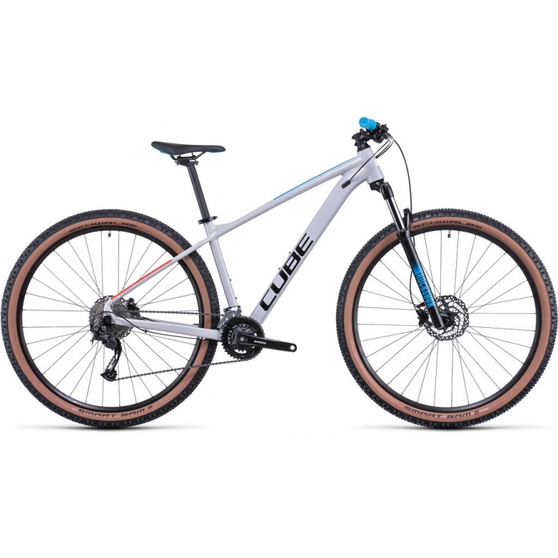 Horské kolo CUBE AIM SL 29" 2022 prismagrey´n´blue´n´red 22" rám