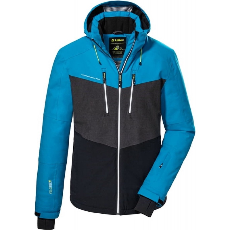 Pánská lyžařská bunda Killtec Ksw 45 černo-šedo-modrá