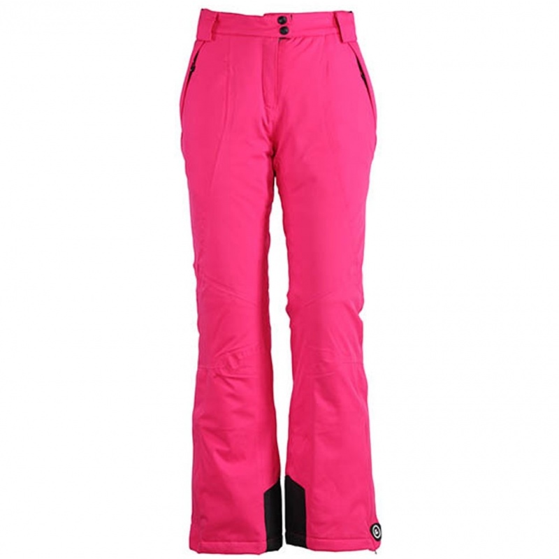 Dámské lyžařské kalhoty KILLTEC Daisy Solid růžová-černá